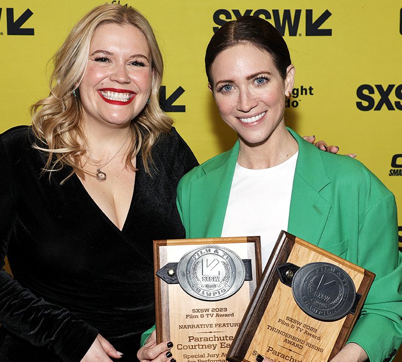 VP of Film & TV at SXSW, and Brittany Snow, winner of Narrative Feature Award and Thunderbird Rising Special Award for 