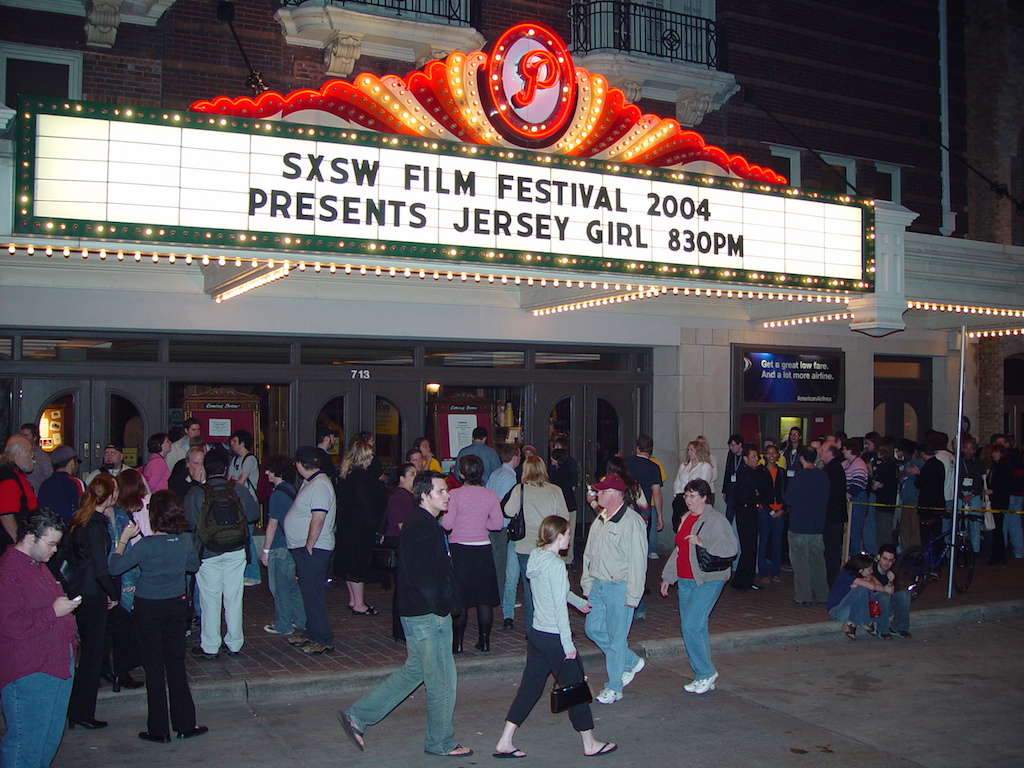 Paramount Theatre marquee at SXSW Film 2004