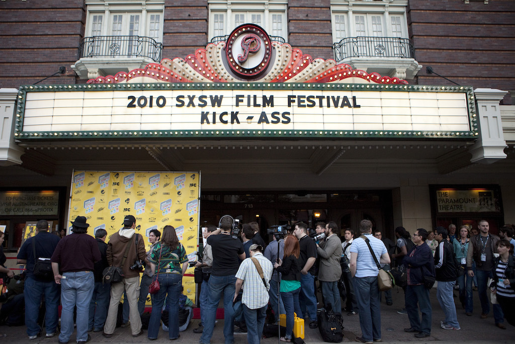 The premiere of "Kick-Ass" at the Paramount Theatre during SXSW Film 2010
