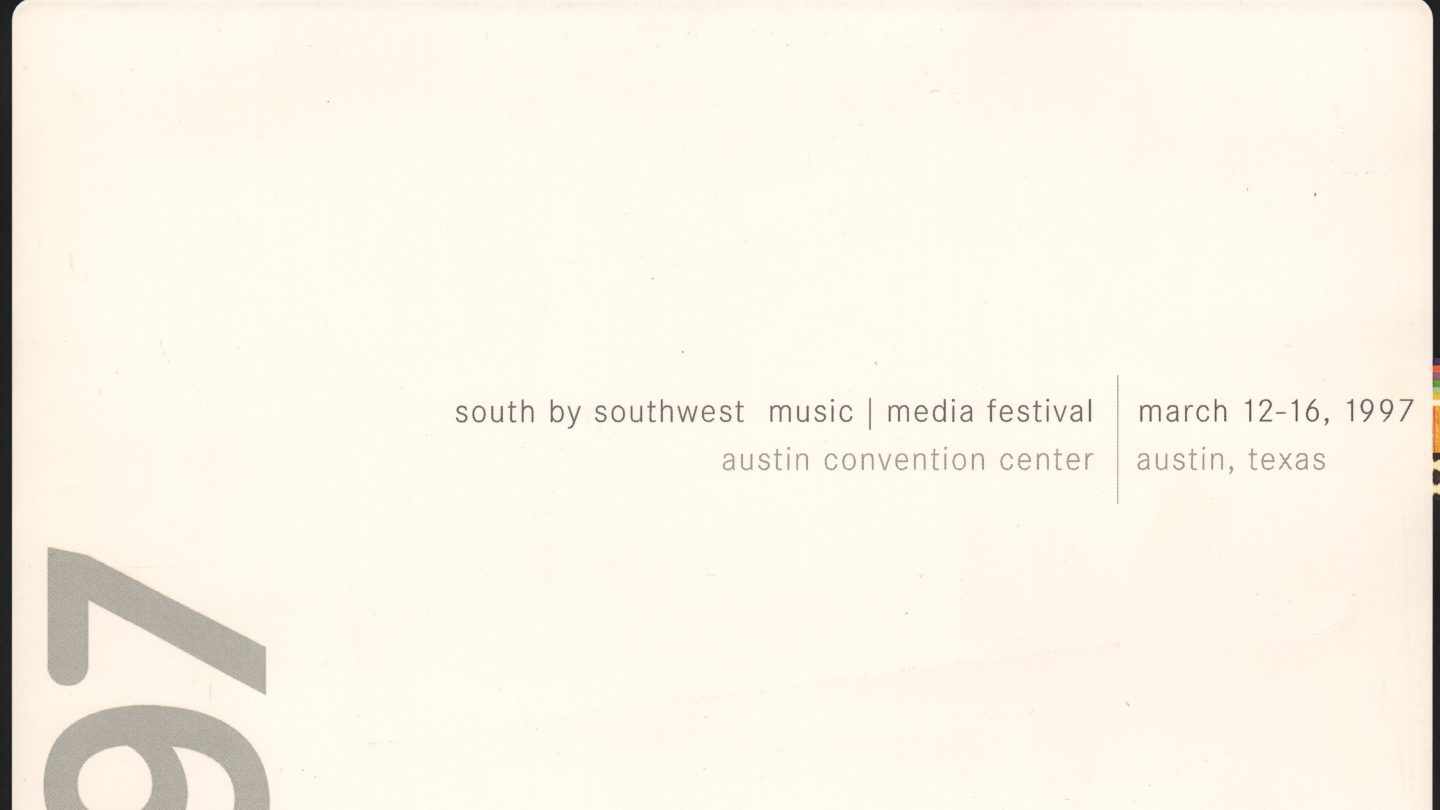 SXSW 1997 Poster