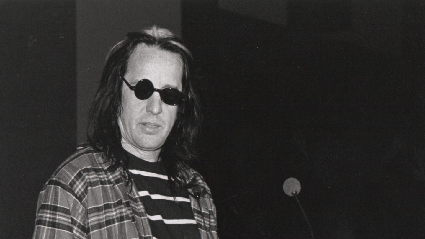 Todd Rundgren at SXSW 1995. Photo by George R. Brainard.
